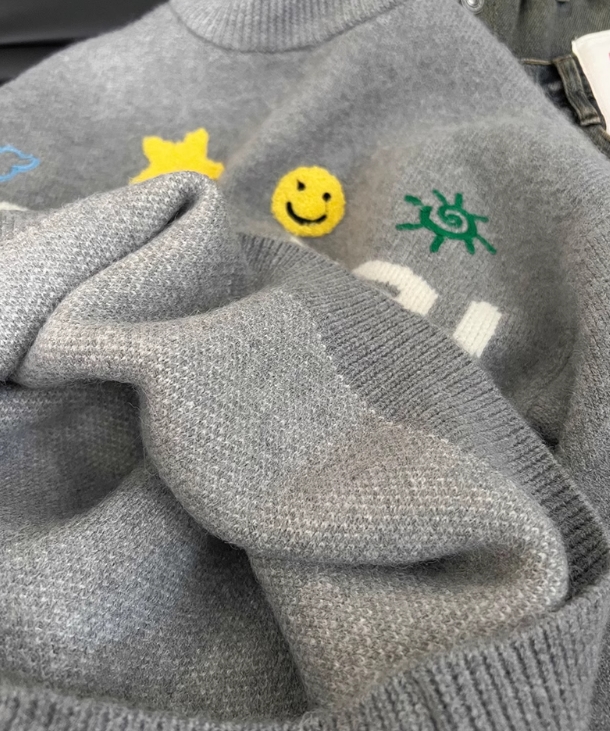 Children's Warm Sweater gray