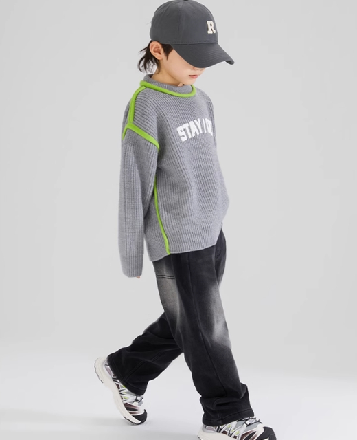 Boys' Three-dimensional Printed Sweater