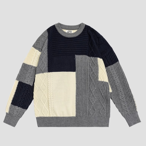 Men's Crew Neck Sweater Casual Coat
