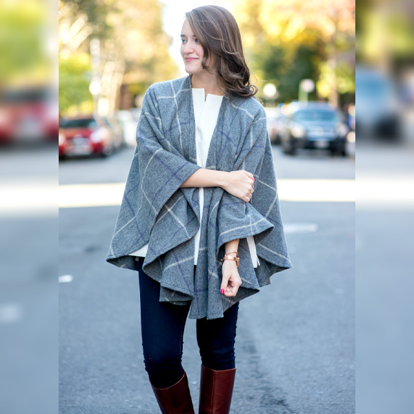 How To Wear Shawl Sweater?