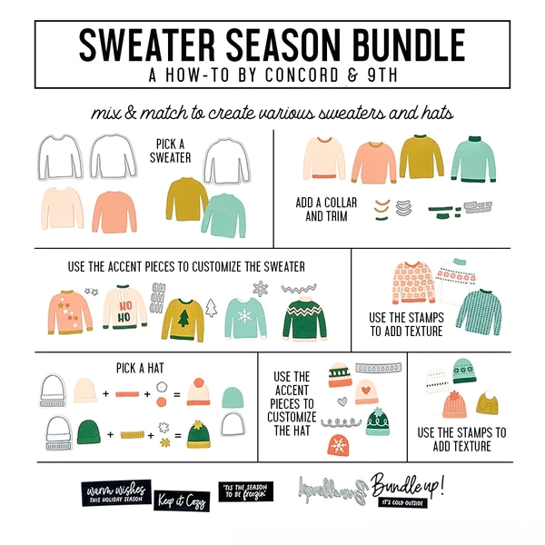 sweater season bundle how to by concord and 9 th