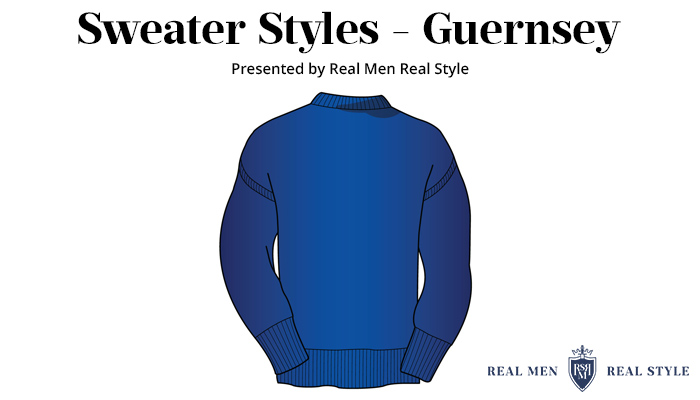 mens sweater guernsey