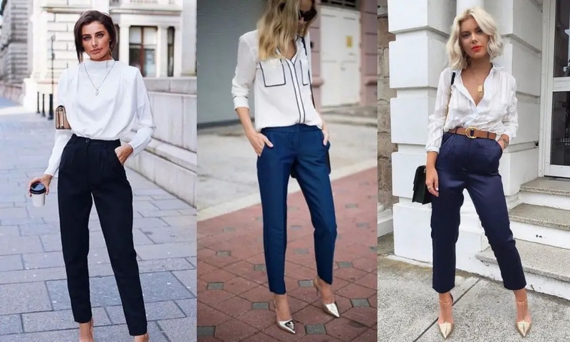 What Color Sweater with Navy Pants?