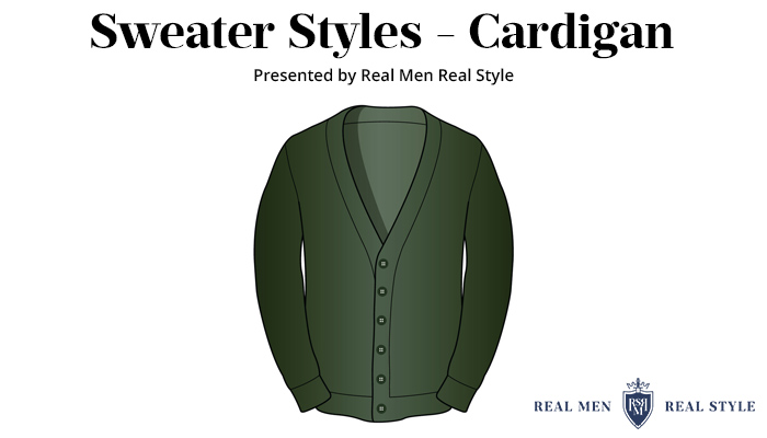 mens sweater cardigan