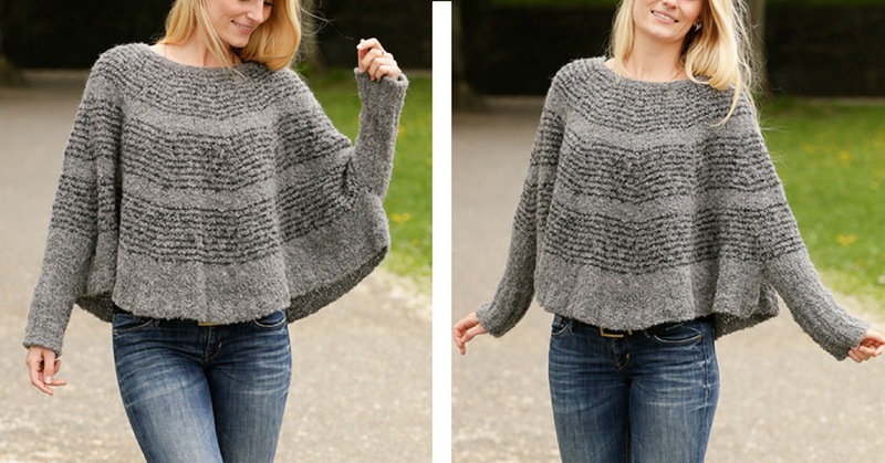 How To Wear Poncho Sweater?